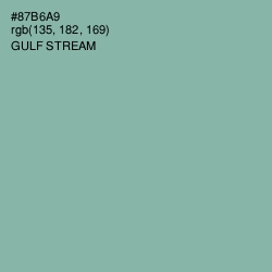 #87B6A9 - Gulf Stream Color Image